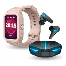 Smartwatch Binden Era Xtream Reloj Inteligente Alexa Integrada Bateria Hasta 7 Días + Audífonos Gamer Dark Manta