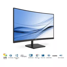 Monitor Philips Pc De 27'' Full Hd - 271e1sca/55 Color Negro