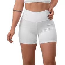 Bermuda Academia Feminino Zero Transparencia Tecido Premium