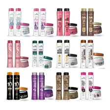 18 Produtos (6 Kits) Shampoo Condicionador Mascara Capilar