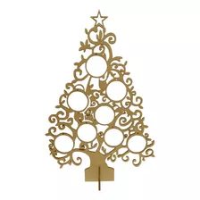 Árbol Navideño 25 Cm De Alto Decoración Mdf 3mm