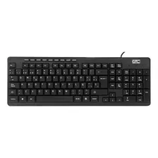 Teclado Gtc Kbg-205 Multimedia 103teclas Usb Pc/mac Color Del Teclado Negro Idioma Español Latinoamérica