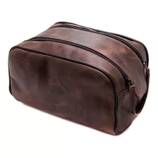 Necessaire Masculina Prática Essencial Viagem Couro Legítimo