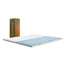 Sobrecolchón Individual Emma Reversible Memory Foam 5cm Color Blanco