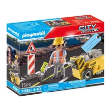 Playmobil Set Trabalhador Da Construção - City Action 71185