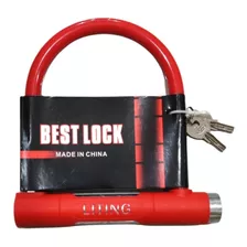 Candado U Lock Para Bicicleta Y Moto 2 Llaves Seguridad