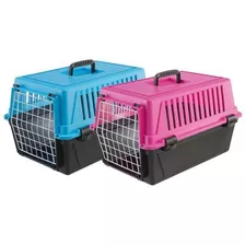 Jaula Transportadora Para Perros Y Gatos 10kg Neon Colors
