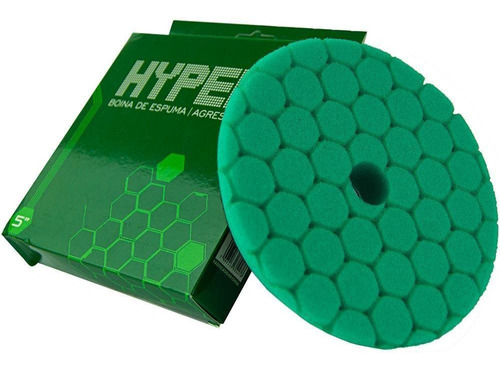 Boina De Espuma Verde Agressiva Corte Hyper 5 Polegadas Kers