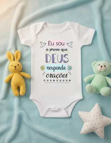 Body Frases Eu Sou A Prova Que Deus Responde Orações Branco P