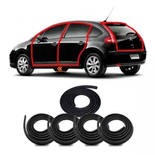 Kit Borrachas De Portas E Mala Citroen C4 Hatch Ate 2013 Gp