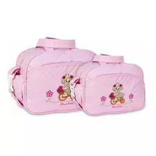 Bolsa Neném Frasqueira Saída/maternidade Rosa Bebe Kb1005