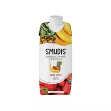 Jugo Con Pulpa Banana Anana Y Frutilla Sin Tacc Smudis 500ml