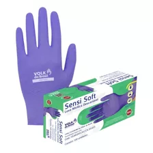 Luva Sensi Soft Violeta - Volk - Cx C/100 - Ca 46249