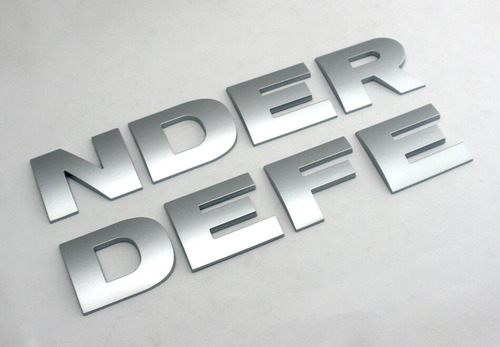 40mm Emblema Defender Insignia Logo Signo Para Land Rover Foto 6