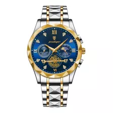 Reloj Caballero Hombre Lujo Negocios Elegante Formal Luminos