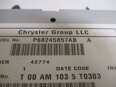 Chrysler Town \u0026 Country Cd Dvd Satellite Player Radio St Ttb Foto 7