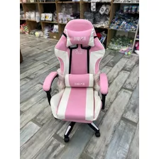 Silla Gamer Ergonómica Oficina Juegos Reclinable Giratoria