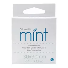 Set De Hojas De Sellos Para Mint - Silhouette - 30 X 30mm