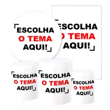 Kit 2 Painéis E Capas Tecido Sublimado Escolha O Tema Aqui