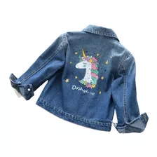 Chaqueta Vaquera Con Solapa Para Niña Denim Azul 2 - 8 Años