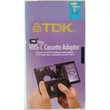 Adaptador Para Fita Vídeo Cassete Vhs-c Automático Tdk