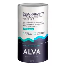 Desodorante Stick Crystal Natural Sensitive Pedra 120g Alva