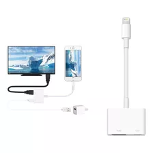 Adaptador Lightning Hdmi Para iPhone iPad Na Tv Apple Ios