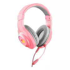 Audifono Gamer Redragon Hylas H260 Pink Rgb Color Rosa
