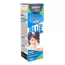 Tonalizante Colorido Express Cor Azul Blue Rock Salon Line