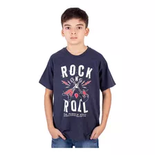 Camiseta Juvenil De Rock Guitarra Power