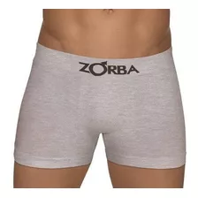 Kit 12 Cuecas Boxer Zorba Algodão Cinza Sem Costura 781