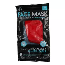 Cubrebocas De Tela Lavable Face Mask Re-utilizable Suave