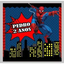 50 Adesivo Para Sacolas Personalizado 9x9 Spider Man