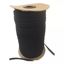  Resorte Elástico Negro 7mm 5 Ligas 200 Mts Para Cubre Bocas