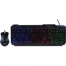 Gaming Naceb Na-633 Kit Gamer Teclado Y Mouse Retroiluminado