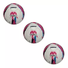 Pelota Munich Force Pu Pro N° 5 Fútbol X 3 Unidades Sgc