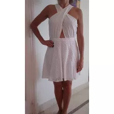 Vestido Solero Off White Importado Usa Talle M - Impecable!