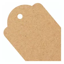 Tag Em Kraft Personalizada Frente/verso Sem Sisal 1000 Peças