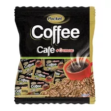 Bala Pocket Café Pacote 500g - Riclan