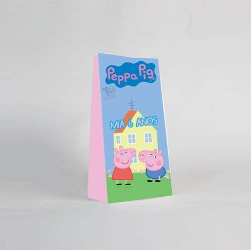 Bolsas Peppa Pig Para Sorpresitas O Souvenirs Pack X10