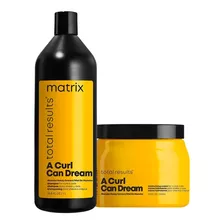 Kit Matrix A Curl Can Dream Shampoo Y Mascarilla 1000 Ml