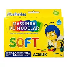 Massinhas De Modelar Acrilex 12 Cores