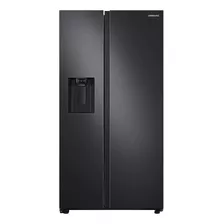 Geladeira Samsung Side By Side Rs60 602l Black Inox Look 