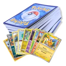 Lote Pack 100 Cartas Pokémon Aleatórios Sem Nenhuma Repetida