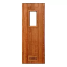 Porta De Madeira Para Sauna Seca 1,90x0,60 - Sodramar