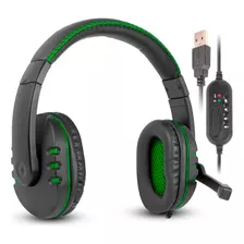 Fone De Ouvido Headset Gamer Usb Com Fio Microfone Over-ear