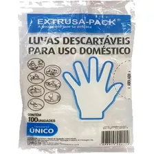 Combo 300 Luvas Descartável Plástica Luxo Alimento Estética 