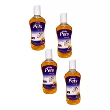 Pack 4 Shampoo Pets Citrus Baby Formula Suave Cachorros