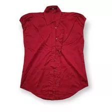 Blusa Hugo Boss De Mujer Talla 2 Color Rojo Con Botones