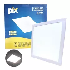 Painel De Led Embutir Quadrado 32w 40x40 Branco Neutro 4000k